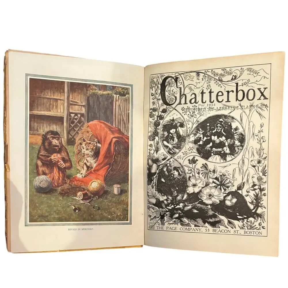 VTG 1921 Chatterbox Annual Volume/Book, John Erskine Clarke, HC